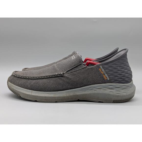 Skechers Parson Ralven RF Slip Ins Slip On Shoes Gray Memory Foam Size 12 main image 8